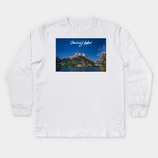 Jenny Lake Grand Teton National Park Kids Long Sleeve T-Shirt